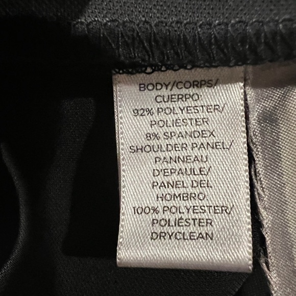 Ann Taylor LOFT Size Medium Womens Black Shirt Sheath Dress Pockets Long Sleeves - Picture 8 of 9